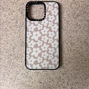 Casetify Daisy Pattern Phone Case - White and Gray